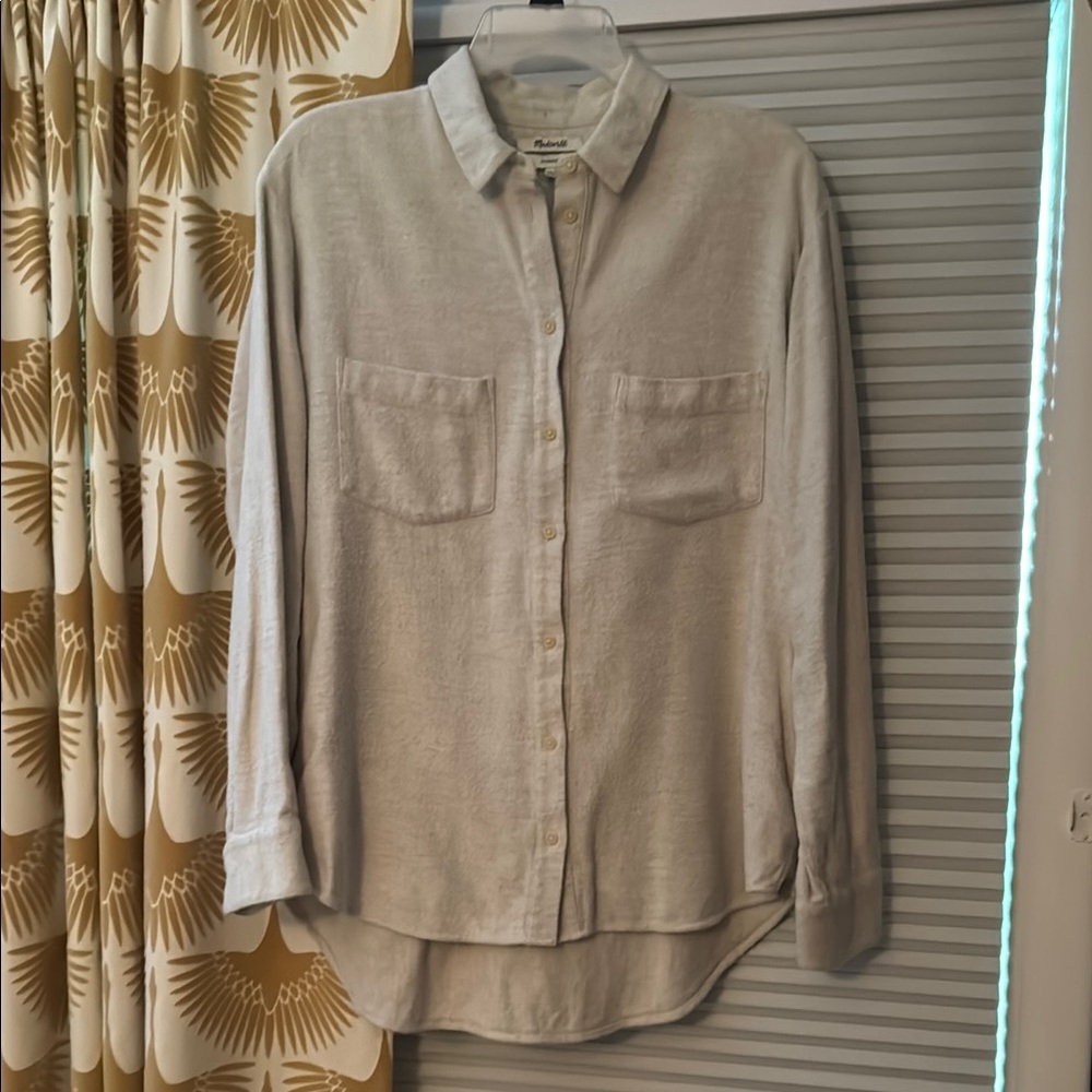 Madewell Flannel Button-Up Shirt